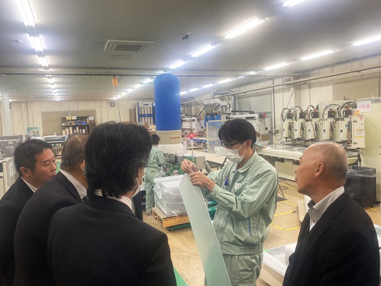 マーク工業視察＆懇親会