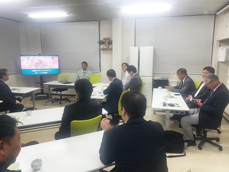 マーク工業視察＆懇親会