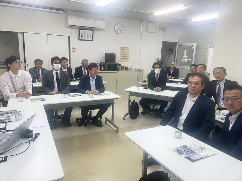 マーク工業視察＆懇親会